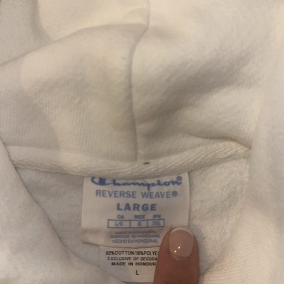 Champion White and Gold Hoodie - Picture 3 of 5